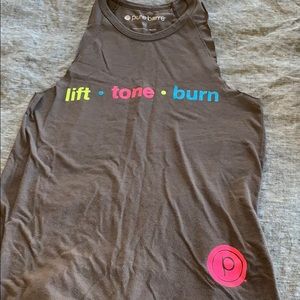 Pure barre “lift tone burn” tank